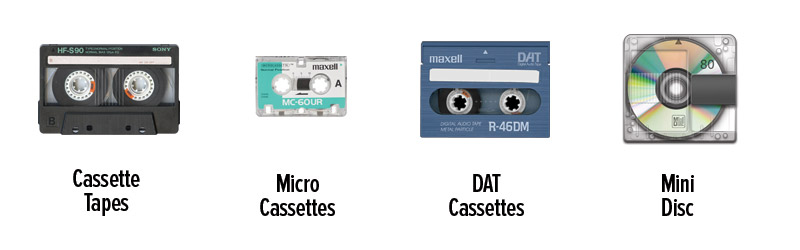 audio cassette formats